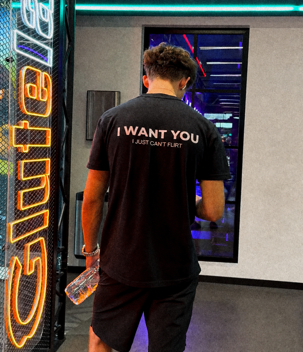 I WANT YOU, I JUST CAN’T FLIRT (BLACK)