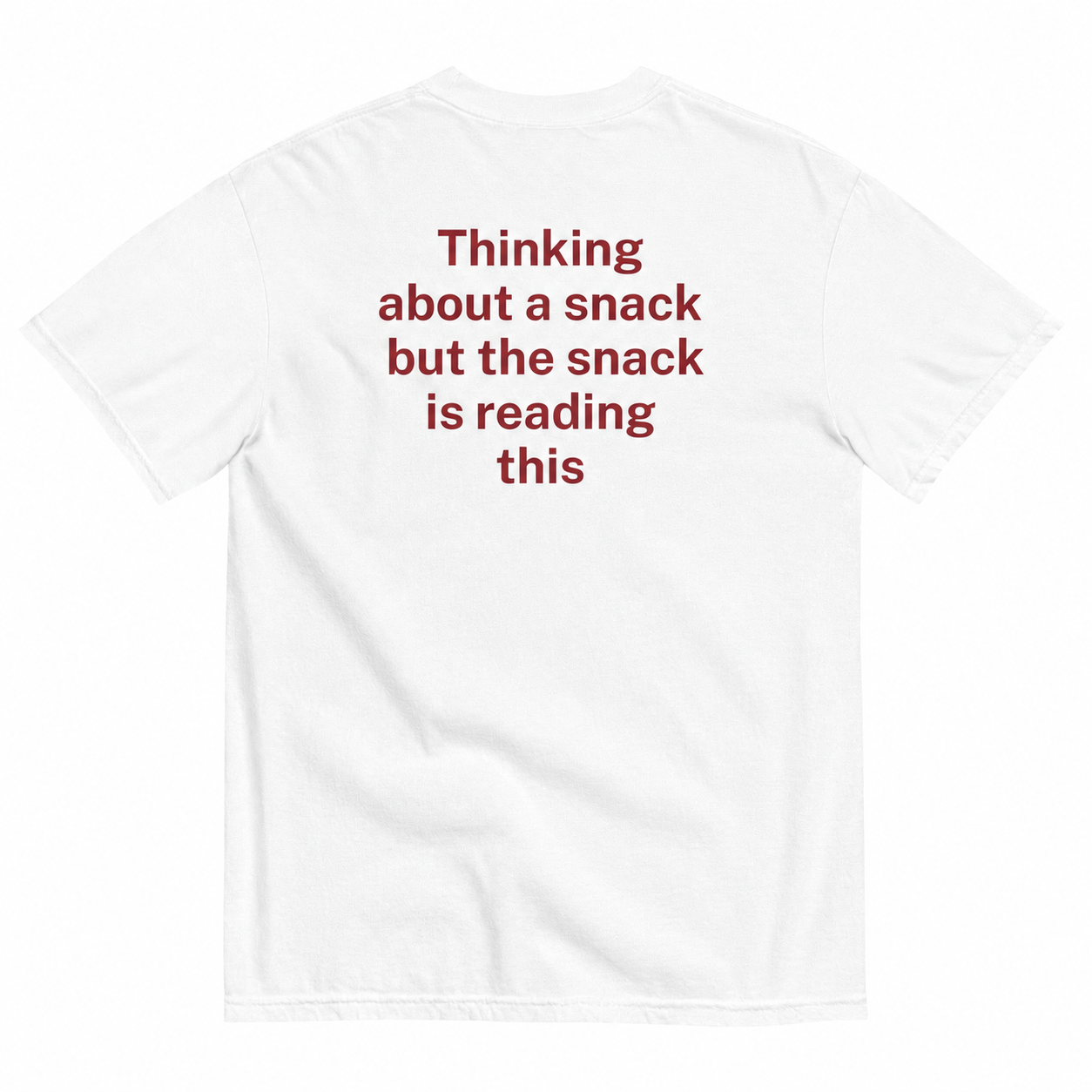 THINKING ABOUT A SNACK