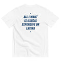 ALL I WANT IS ILLEGAL, EXPENSIVE OR LATINA