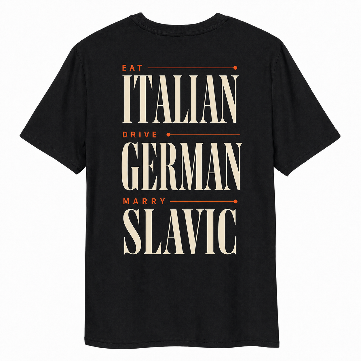 EAT, DRIVE, MARRY SLAVIC